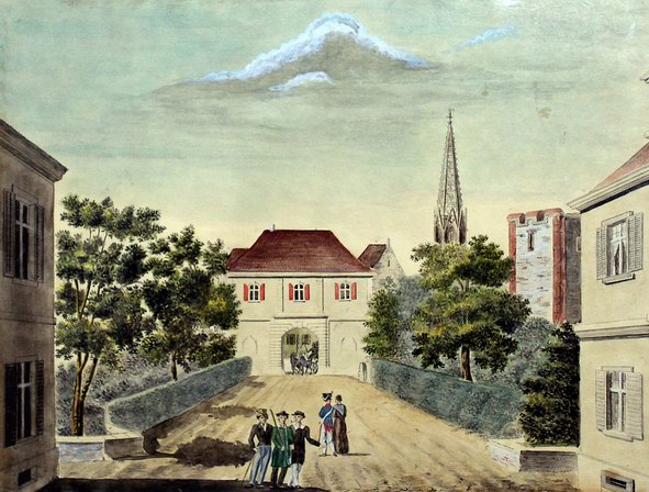 Bei der alten Bauh&uuml;tte
