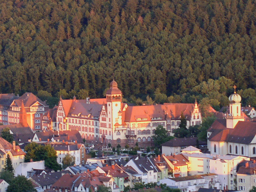 Die Oststadt im Abendlicht