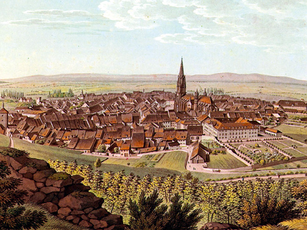 Freiburg um 1830