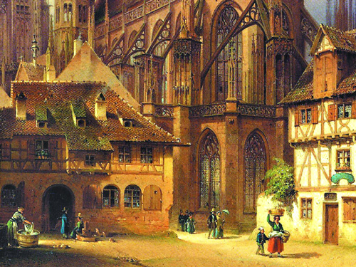 Hinter dem Münster